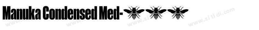 Manuka Condensed Med字体转换